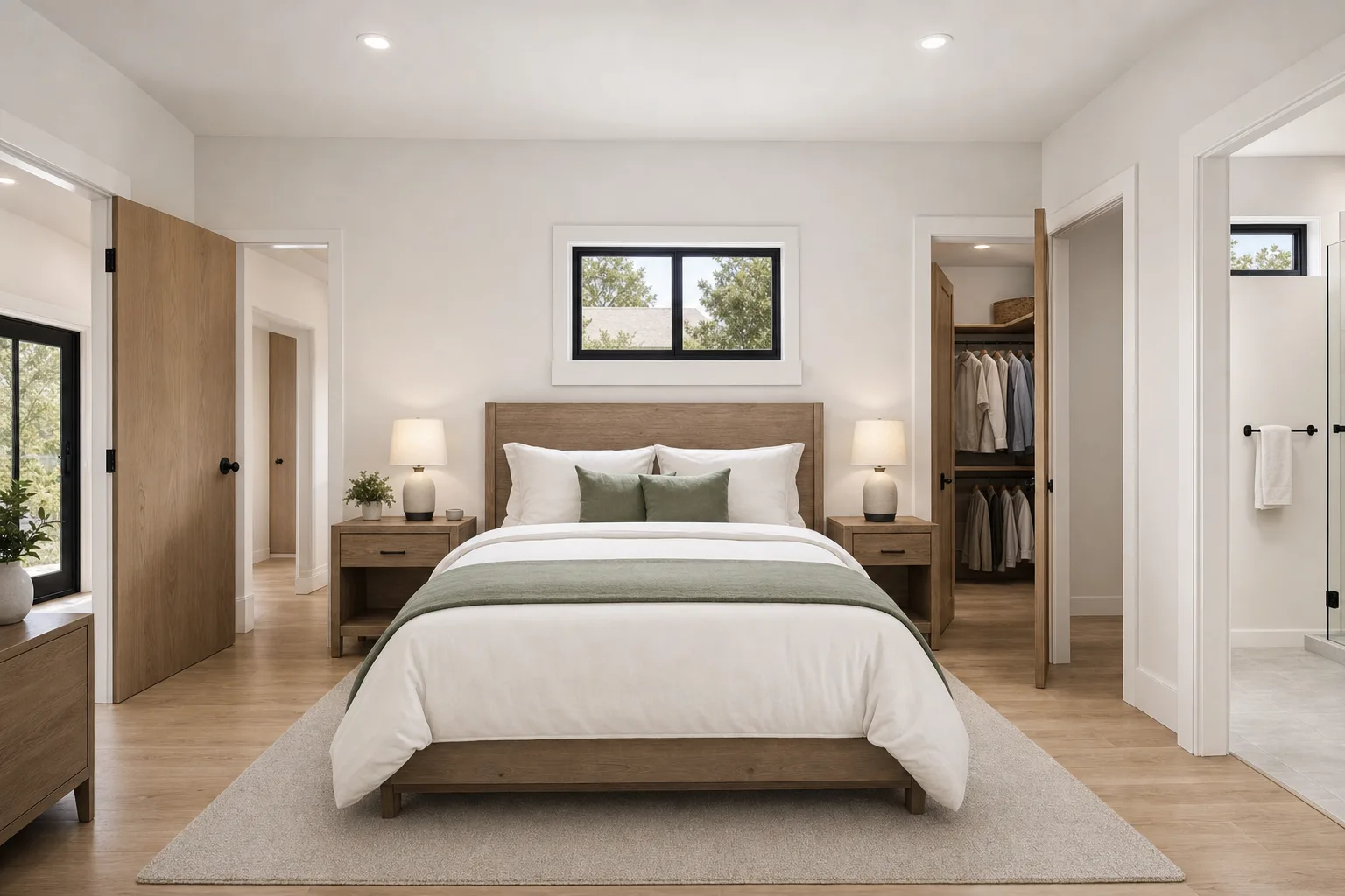 The 1200, bedroom (design concept rendering)