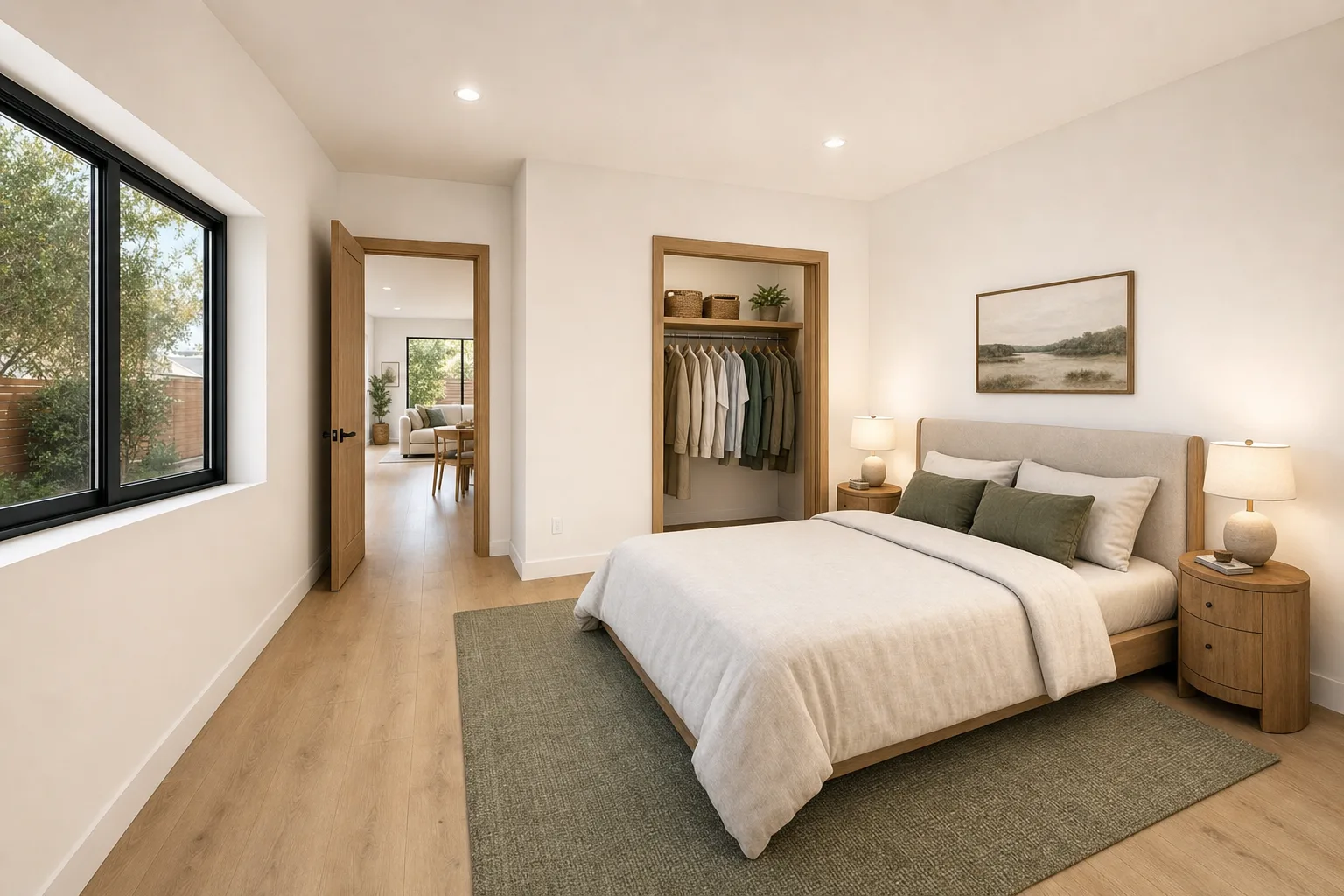 The 600, bedroom (design concept rendering)