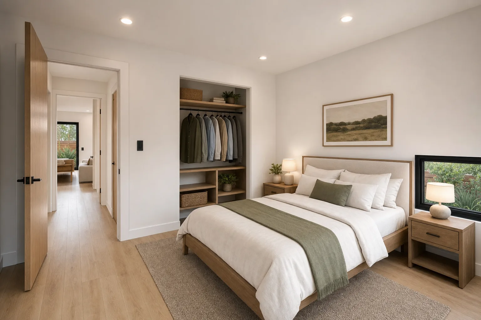The 800, bedroom (design concept rendering)